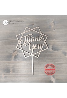 Dekoracija "Thank Jou"